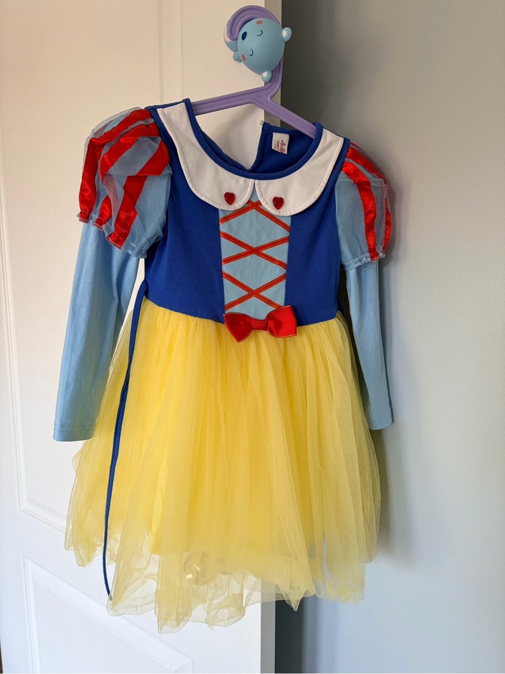Princess Snow-Inspired Kids Costume Dress